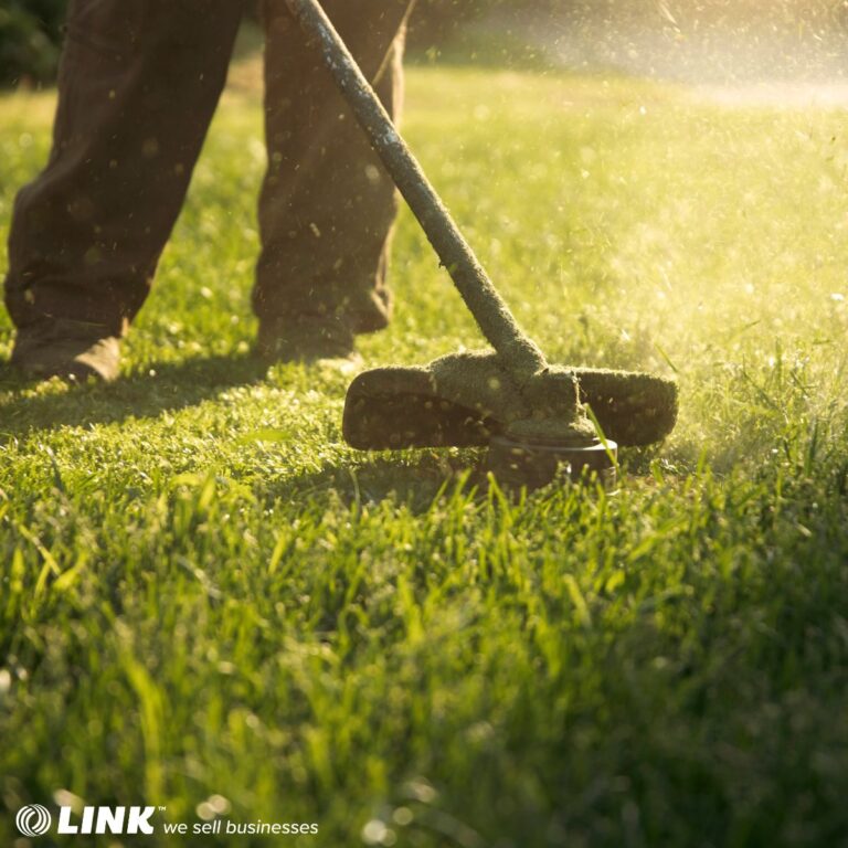 Professional lawn care equipment - buying a gardening business with expert guidance