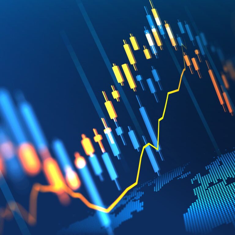 Financial growth chart showing business performance data for informed acquisition decisions